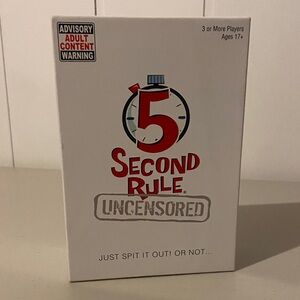 5 Second Rule Uncensored Game